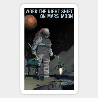 NASA Recruitment Poster Sticker